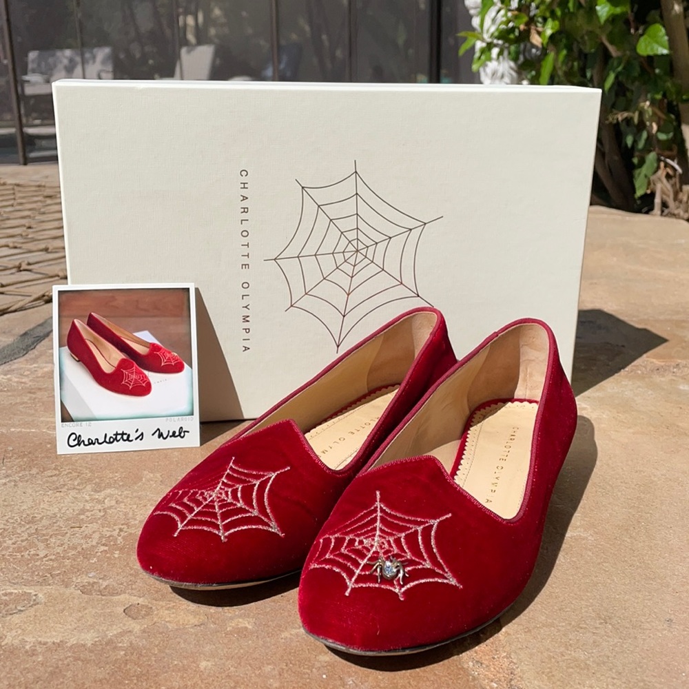 Charlotte Olympia Velvet shoes
